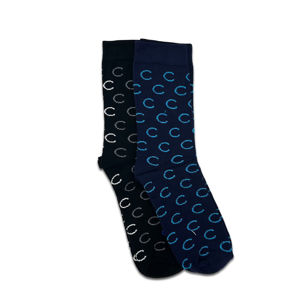 Charité, Socken, Blau in Blau
