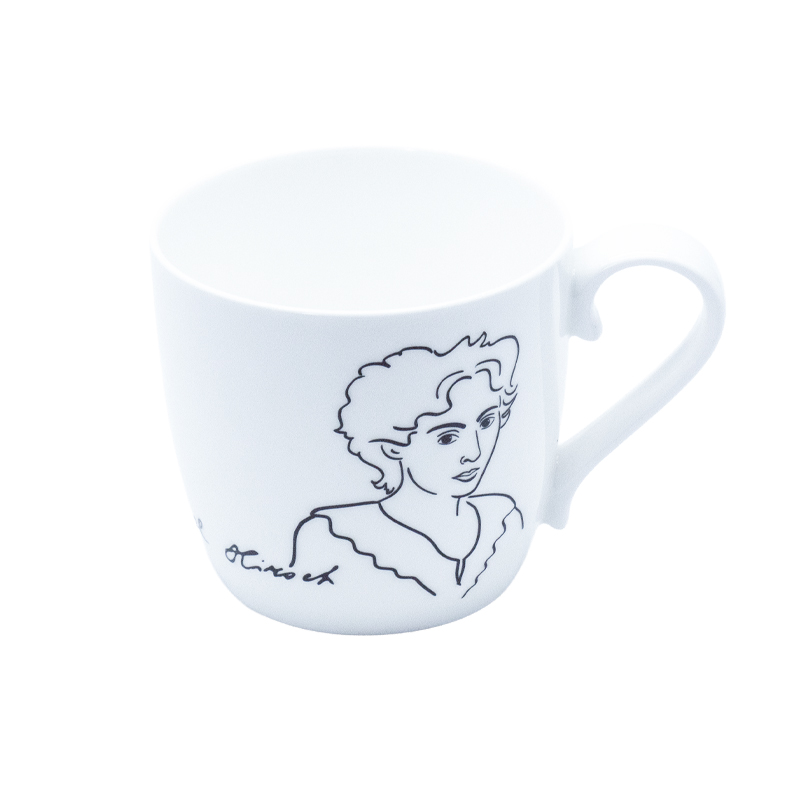 Rahel Hirsch, Tasse, Weiß