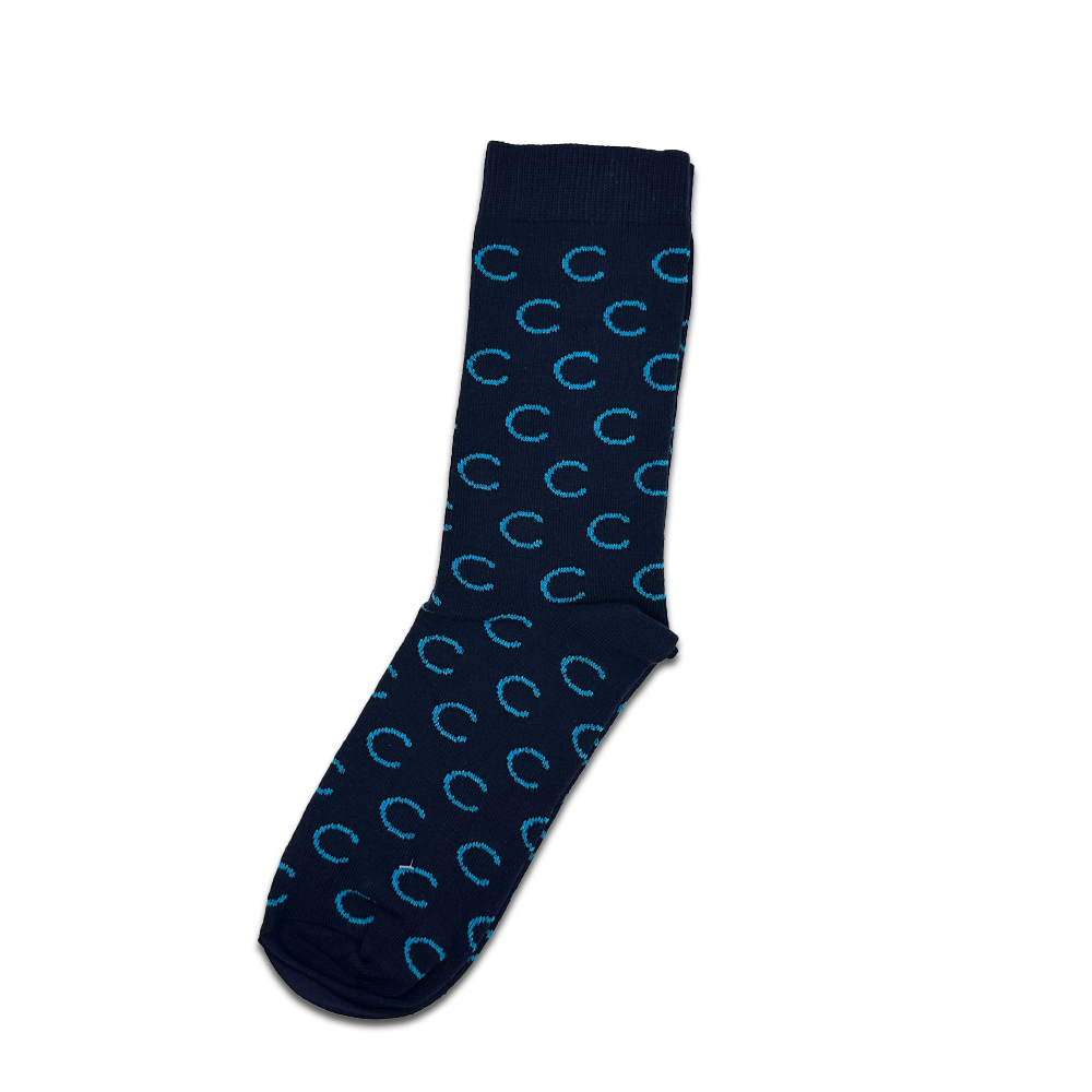 Charité, Socken, Blau in Blau