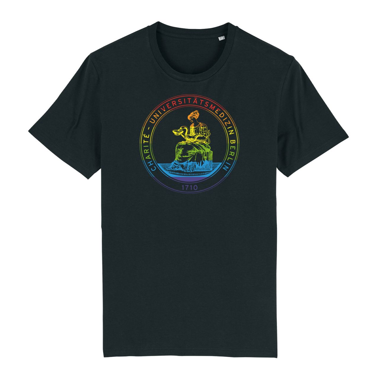 Unisex T-Shirt, black, Regenbogen