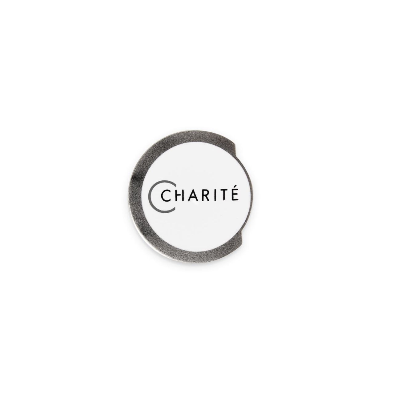 Magnetpin, silber, Charité-Logo